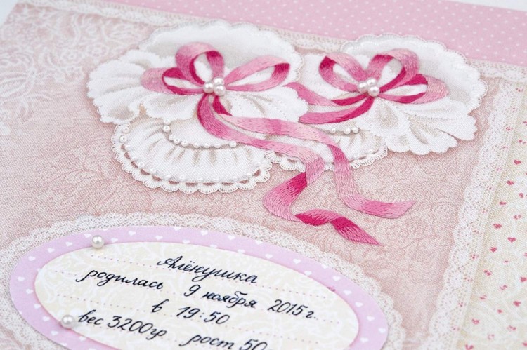 Набор для вышивания Риолис РТ-0081 Пинетки для девочки