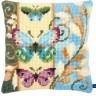 Набор для вышивания Vervaco PN-0154716 Подушка "Декоративные бабочки"