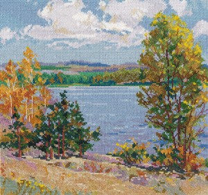 Овен 1651 Осень у реки