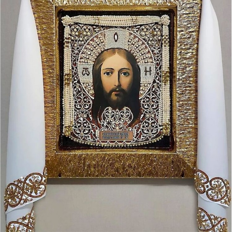 Набор для вышивания Образа в каменьях 77-р-02 Рушник "Золотой" (малый)