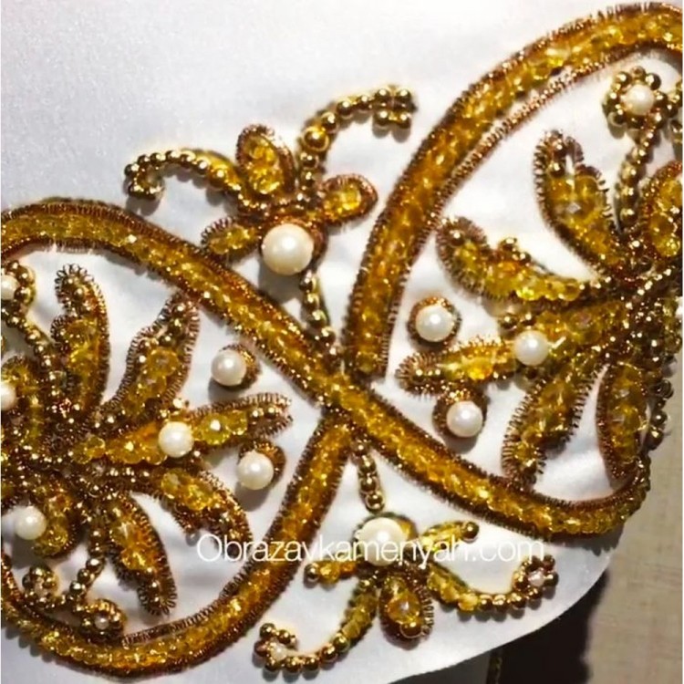 Набор для вышивания Образа в каменьях 77-р-02 Рушник "Золотой" (малый)