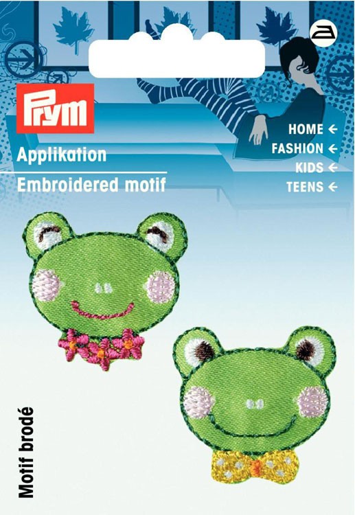 Prym 925528 Термоаппликация "Головы лягушек"