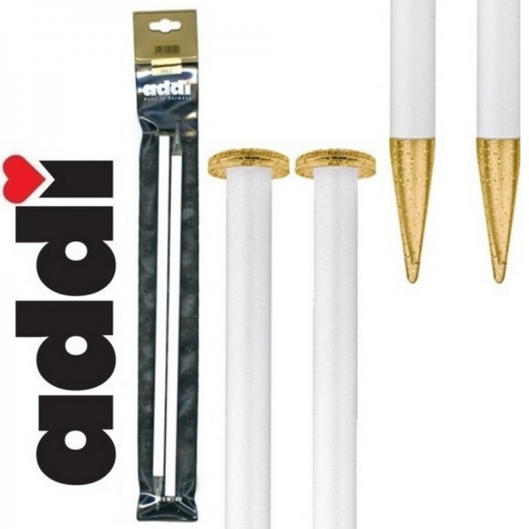 Addi 400-7 Спицы прямые, пластик 35см