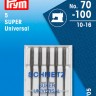 Prym 154165 Набор игл для швейных машин с плоской колбой 130/705 H-SU Super
