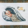 Набор для вышивания Alisena 1129 Спящий ангелочек - метрика