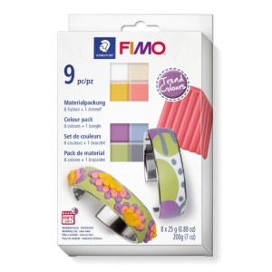 Fimo 8023 С8-1Р Набор полимерной глины "Soft" комплект "Трендовые цвета"
