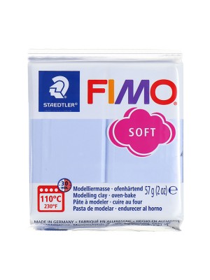 Fimo 8020-T31 Полимерная глина "Soft" синяя умиротворенность