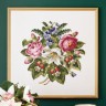 Permin 70-4145 Roses and strawberries (Розы и земляника)