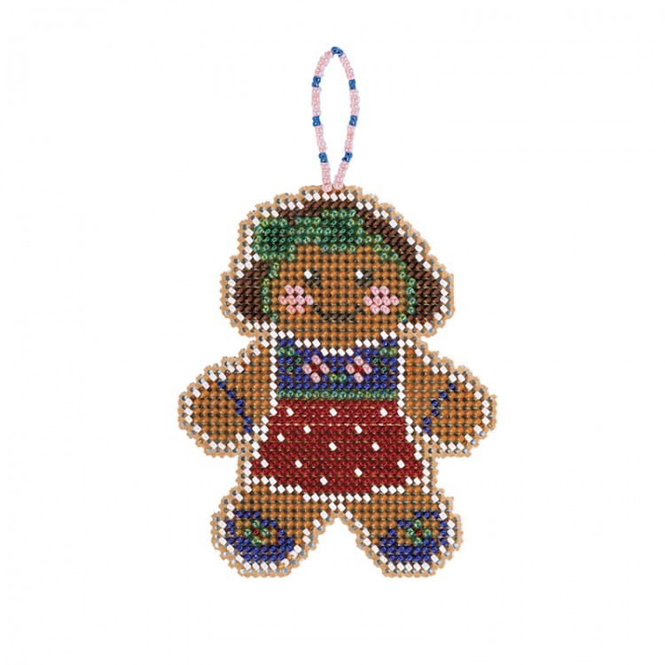 Набор для вышивания Mill Hill MH212113 Gingerbread Lass (Пряничная девочка)
