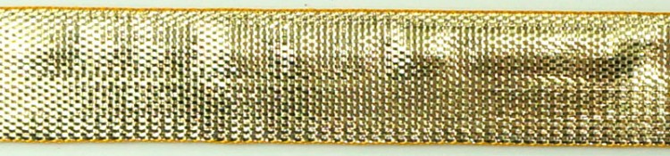 SAFISA 25158-15мм-01 Лента металлик, ширина 15 мм, цвет 01 - золото