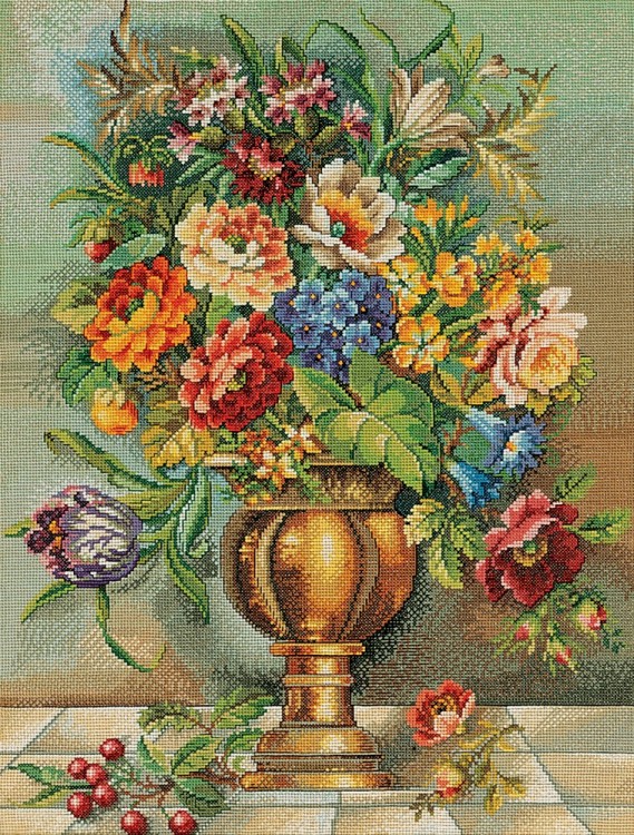 Набор для вышивания Eva Rosenstand 12-587 Flower Vase (Цветочная ваза)