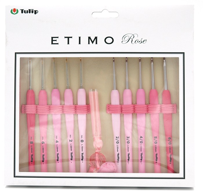 Tulip TEL-001e Набор сверхтонких крючков для вязания "ETIMO Rose" Tulip TEL-001e Набор сверхтонких крючков для вязания "ETIMO Rose"
