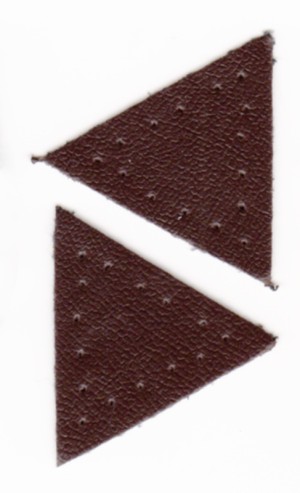 HKM 662/40SETS Заплатка "Треугольник" с перфорацией