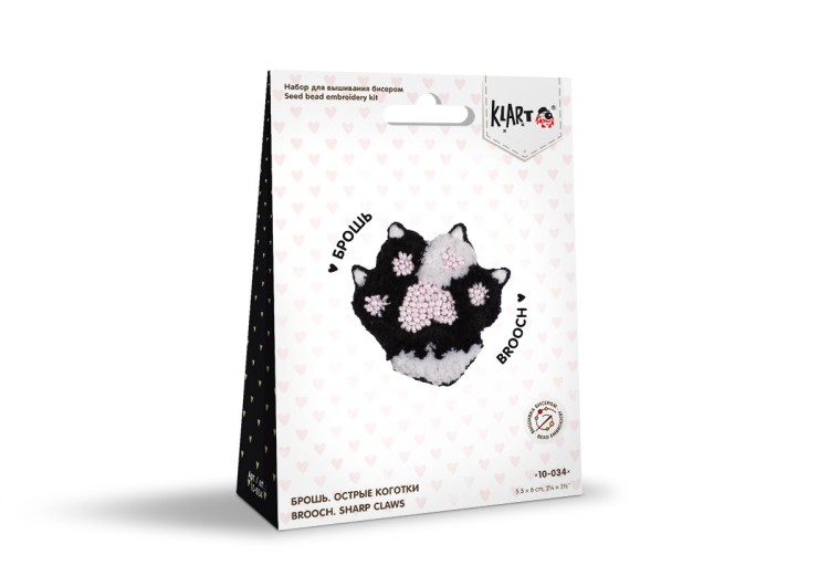 Кларт 10-034 Брошь "Острые коготки"