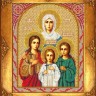Набор для вышивания Русская искусница 313 Св. Вера, Надежда, Любовь и мать их Софья