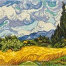 Фрея MET-ALPD-025 Пшеничное поле с кипарисами, Винсент ван Гог