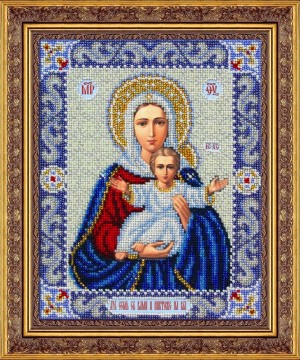 Паутинка Б-1067 Пресвятая Богородица Леушинская
