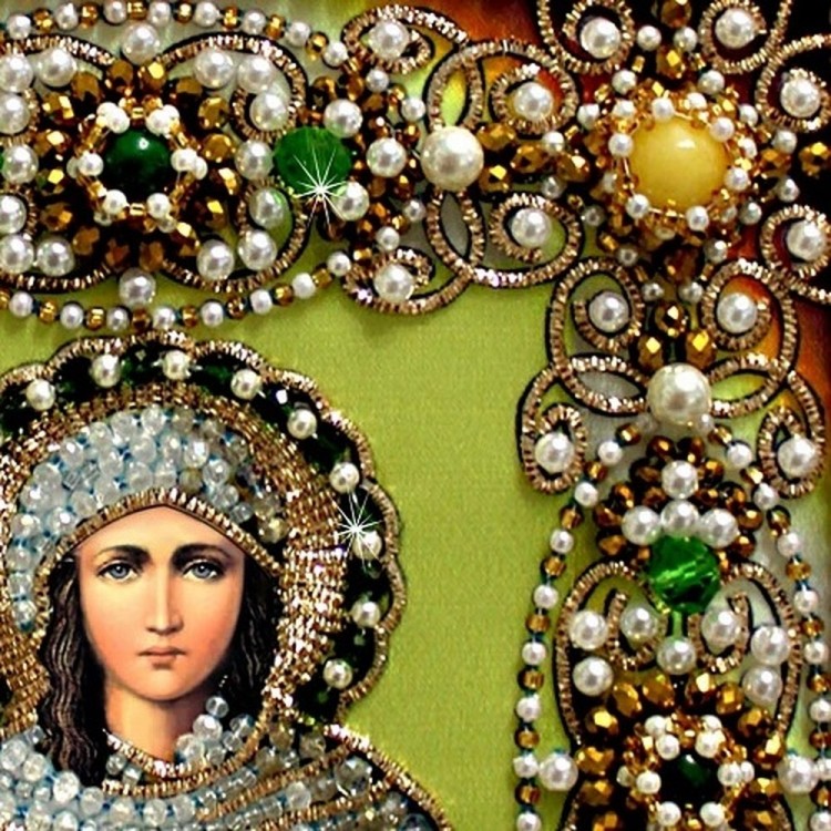 Набор для вышивания Образа в каменьях 77-и-54 Святая Ксения Петербургская