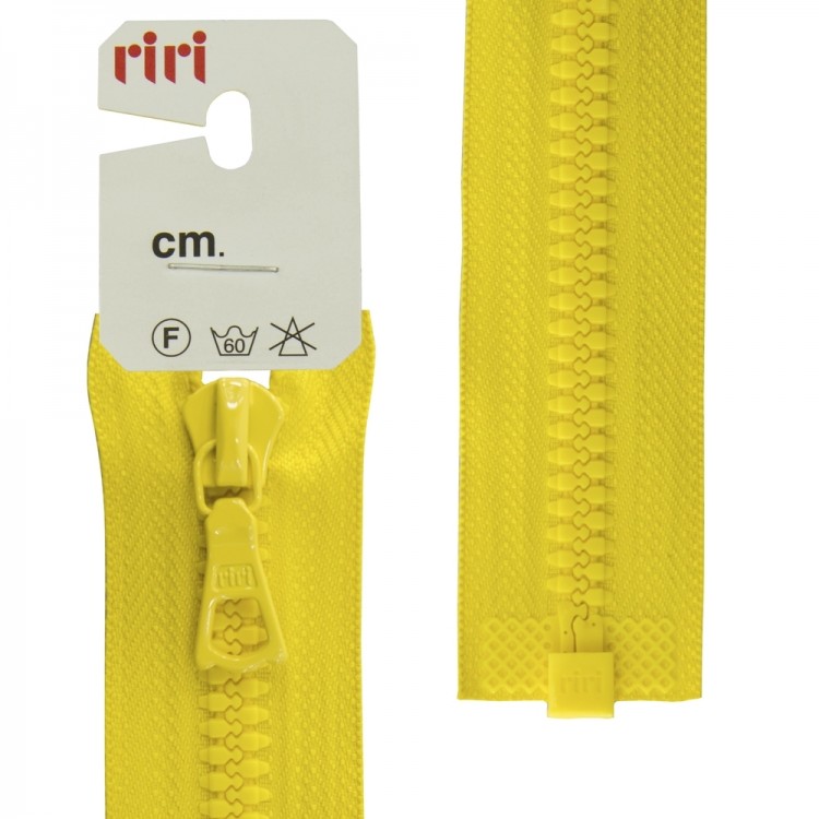 Riri 5753720/40/2304 Молния тракторная, разъемная, 6 мм, 40 cм, желтый