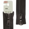 Riri 6016575/80/2226 Молния тракторная, разъемная, 2 замка, 8 мм, 80 cм, темный шоколад