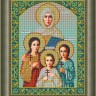 Набор для вышивания Galla Collection И048 Икона Вера, Надежда, Любовь и мать их София