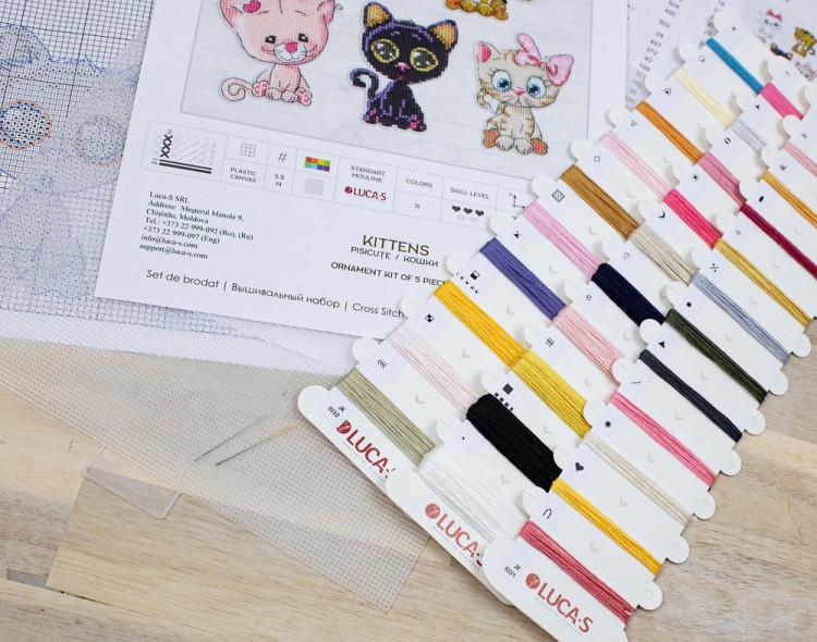 Набор для вышивания Luca-S JK033 Кошки
