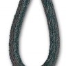 SAFISA 462-43 Шнур атласный, ширина 2 мм, цвет 43 - морская волна