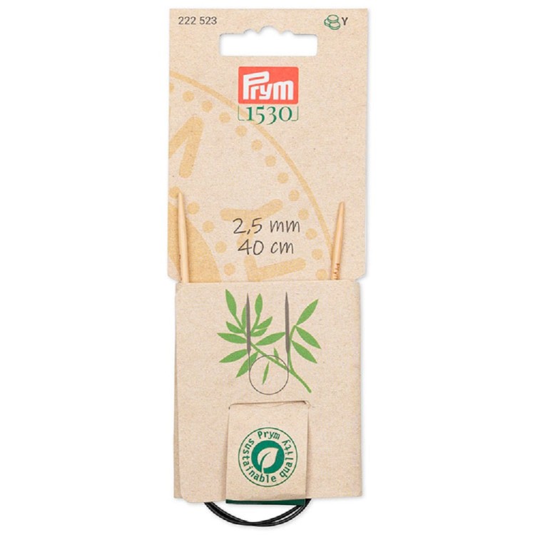 Prym Спицы круговые укороченные 40 см, серия "Prym 1530" 2,5