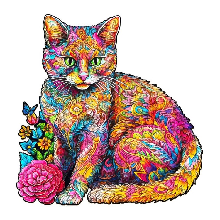 Белоснежка 6276-WP Цветочный кот M