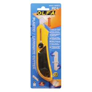OLFA PC-L Нож для пластика усиленный с лезвиями в комплекте