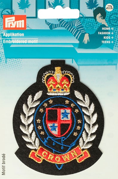 Prym 926679 Термоаппликация "Герб CROWN"