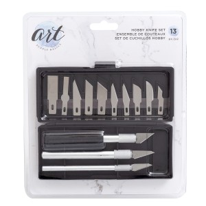 American Crafts 354853 Набор макетных ножей "Hobby Knife Set" со сменными лезвиями