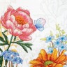 Набор для вышивания Luca-S BU4019 Цветы и бабочкa