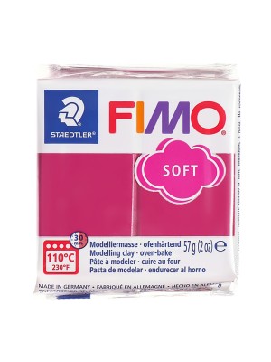 Fimo 8020-T23 Полимерная глина "Soft" замороженная ягода
