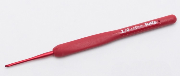Tulip Крючок для вязания с ручкой "ETIMO Red"