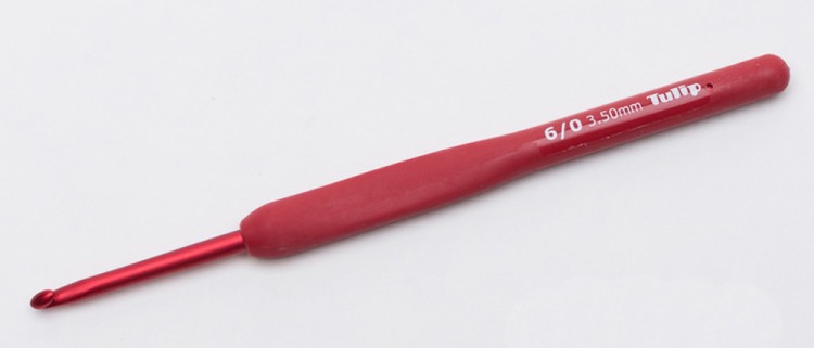 Tulip Крючок для вязания с ручкой "ETIMO Red"