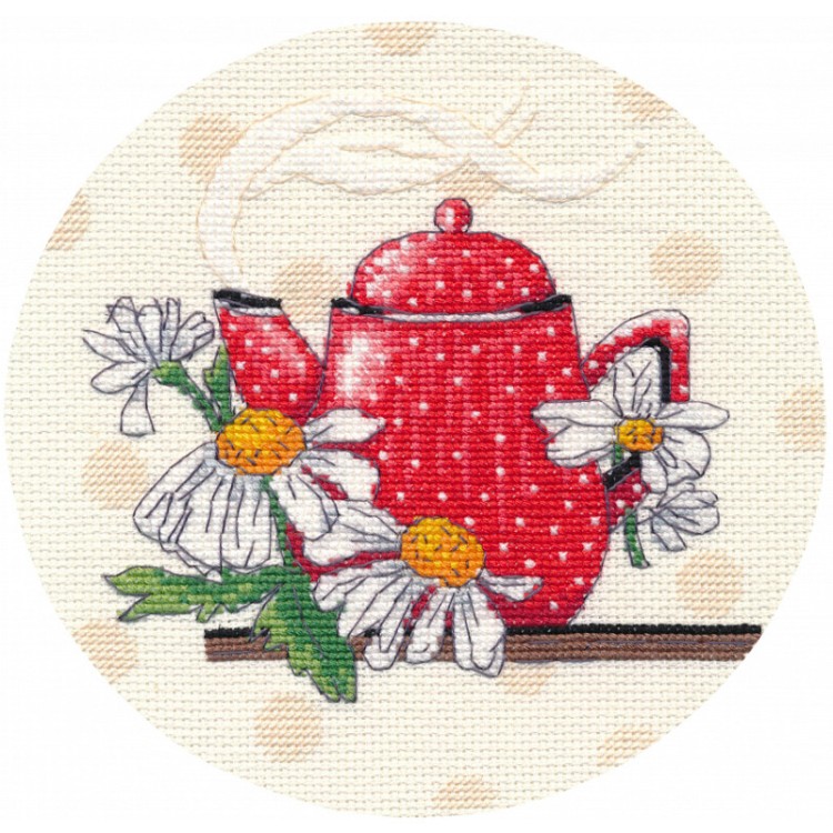 Набор для вышивания Овен 1588 Чайная миниатюра-3
