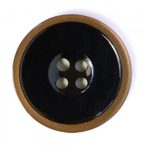 Disboton 14940-20-00004/3 Пуговицы Elegant, черный с медью
