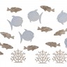 Rayher 56994000 Декоративные элементы "Морские звезды и рыбки"