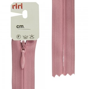 Riri 6010917/50/2420 Молния потайная, неразъемная, 4 мм, 50 см, розовый холодный