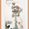 Набор для вышивания Thea Gouverneur 1065A Bird Table (Кормушка для птиц)