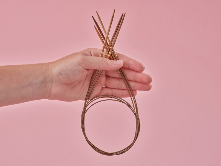 Addi 574-7 Спицы круговые из оливкового дерева, 80 см