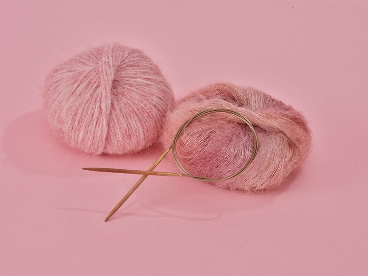 Addi 574-7 Спицы круговые из оливкового дерева, 80 см