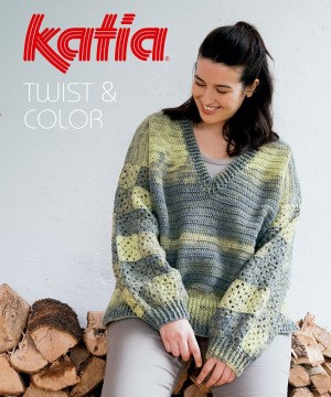 Katia 7926 Журнал с моделями по пряже Katia Woman-Kids Twist & Color 1