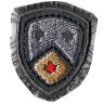 HKM 34274/1SB Термоаппликация "Эмблема с бахромой"