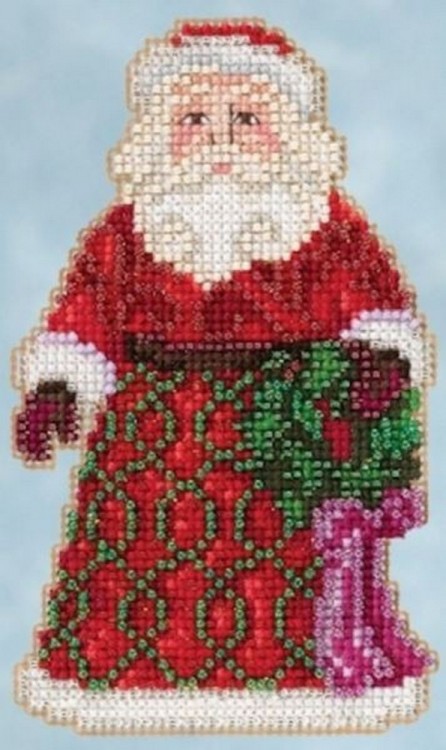 Набор для вышивания Mill Hill JS205105 Greetings Santa (Поздравление санты)
