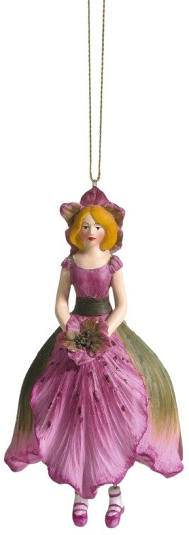Fiebiger Floristik 850270-450 Фигурка декоративная, Blumenmadchen "Морозник"