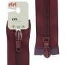 Riri 2522084/55/2411 Молния спираль, разъемная, 2 замка, 6 мм, 55 см, бордовый