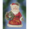 Набор для вышивания Mill Hill JS202014 Winter Wishes Santa (Зимние пожелания Санты)
