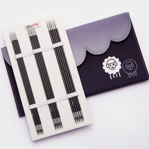 KnitPro 41638 Набор "Deluxe" спиц чулочных длиной "Karbonz"
